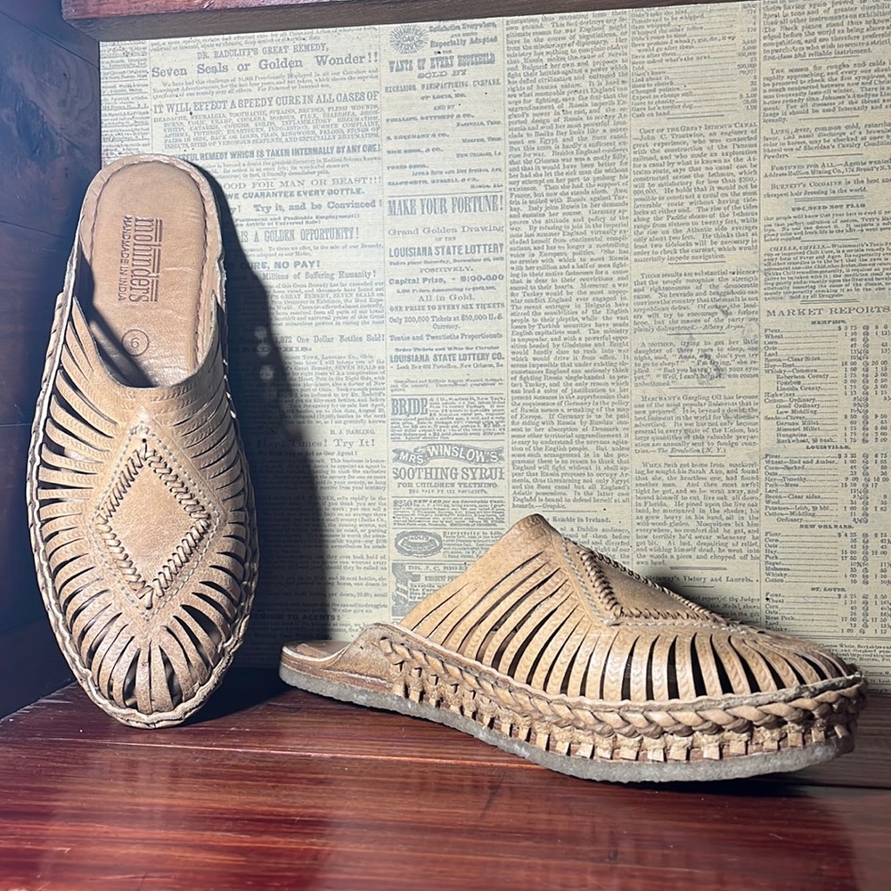 Mohinders Men's Diamond City Slipper Sz 9 Handmade